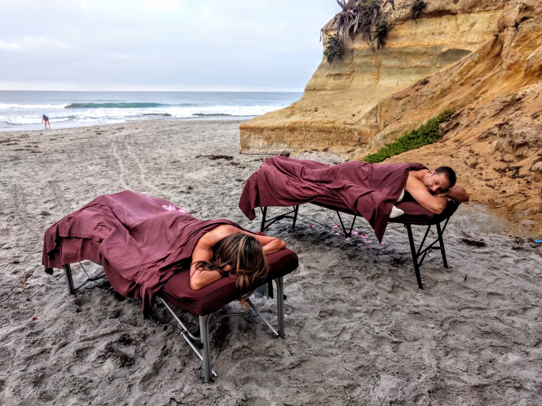 massage package at the beach in San Diego